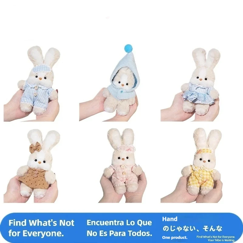 

Three Things Set Goodnight Rabbit Plush Doll Couple Toy Keychain Backpack Pendant 20cm Cute Kawaii Kids Couple Christmas Gift