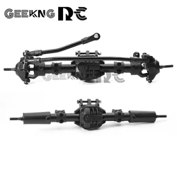 2pcs Front and Rear Straight Complete Axle for Axial SCX10 II 90046 1/10 RC Crawler Car Upgrade Parts