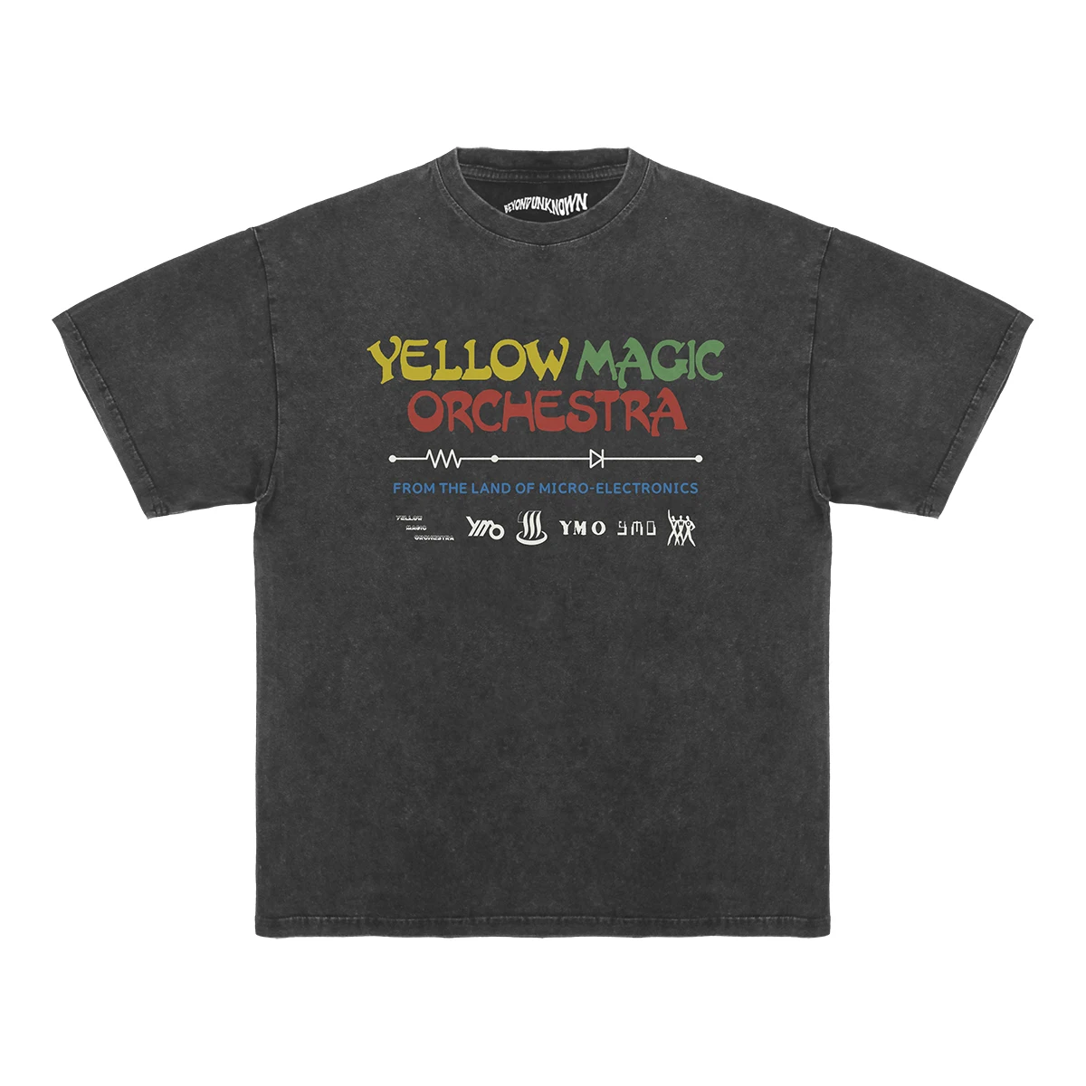 YMO T Shirt Yellow Magic Orchestra Haruomi Hosono Ryuichi Sakamoto