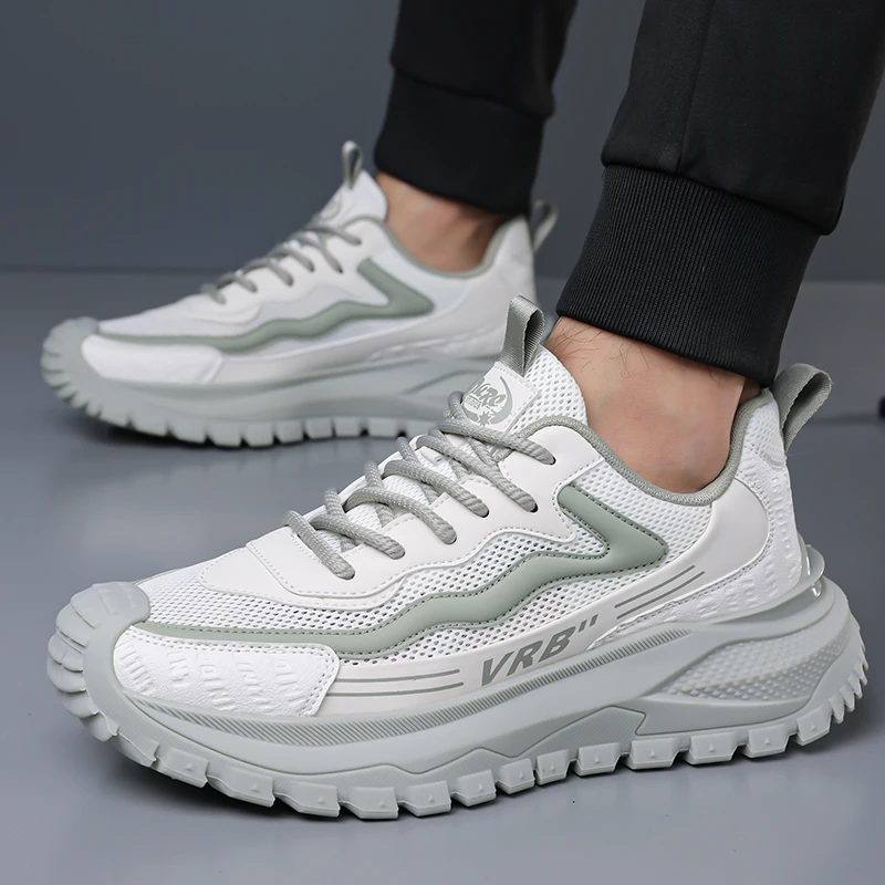 Spring And Autumn Men'S Fashion Retro Sports Shoes Outdoor Comfortable Casual Shoes High Quality Soft Padded Training Shoes