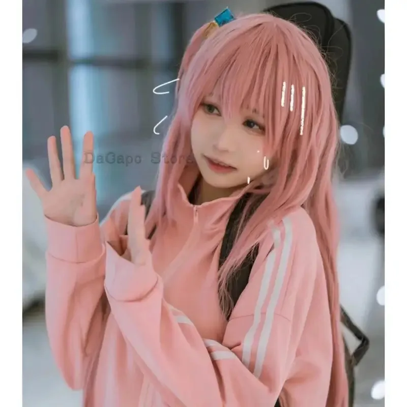 AA 1 บ้านหมีอะนิเมะ Bocchi The Rock Gotou Hitori คอสเพลย์เครื่องแต่งกาย JK สีชมพู w1a2t ใหม่ 2025