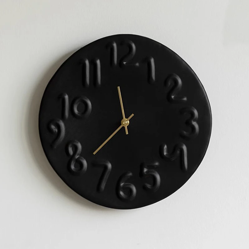 

3d Wall Clock Bedroom Silent Mechanism Wall Clock Interior Minimalist Elegant Decoration Clocks Nordic Aesthetic Irregular Watch
