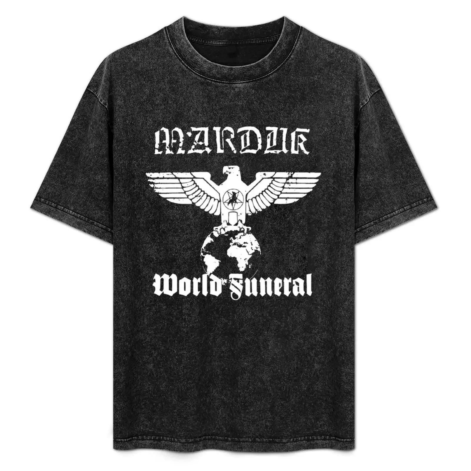 

Marduk World Funeral T-Shirt quick drying anime figures fashion shirts Blouse clothes for men