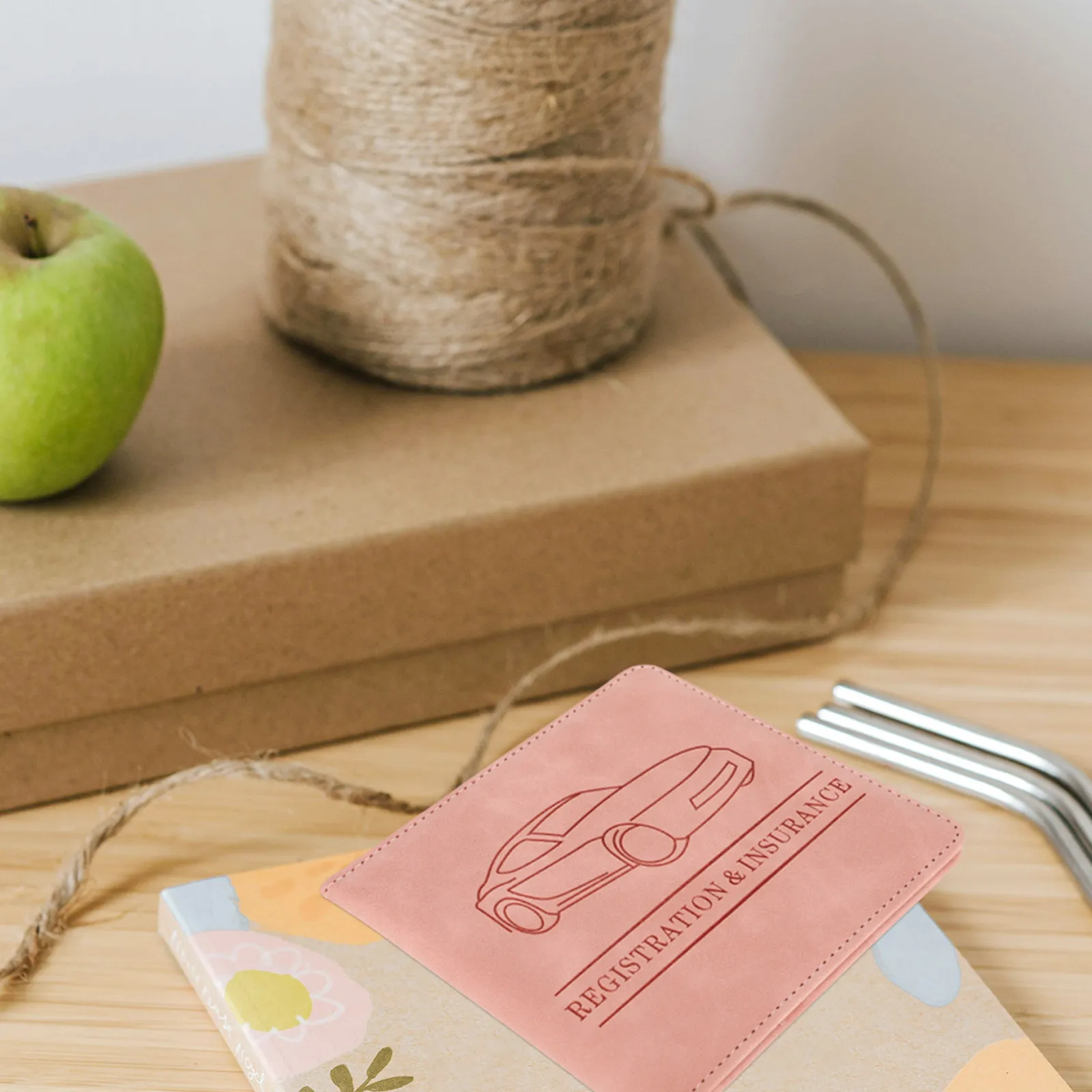 

Drive License Holder PU Protective Case Large Capacity Card Organizer for Men Women Car Registration Insurance Document Wallet