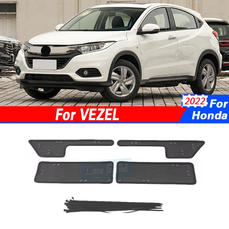 For Honda Vezel 2022 Car Front Grille Mesh Stainless Steel Insect High-end Upgrade Mesh Cover Protection Accessories