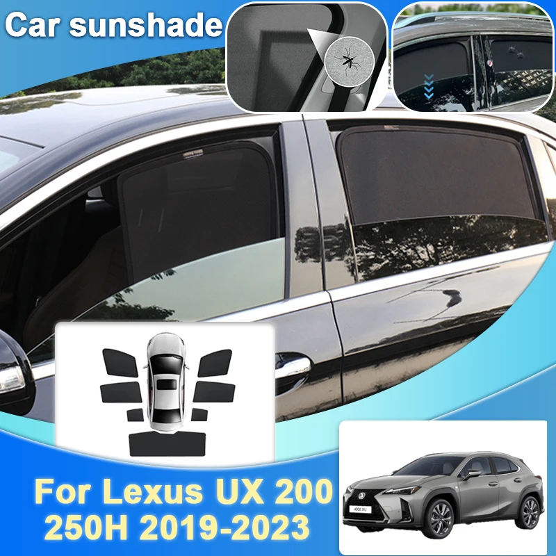 

Coverage Sunshade For Lexus UX 200 250H UX200 UX250H ZA10 2019-2023 Heat Insulation UV Protection Mesh Visor Auto Accessories