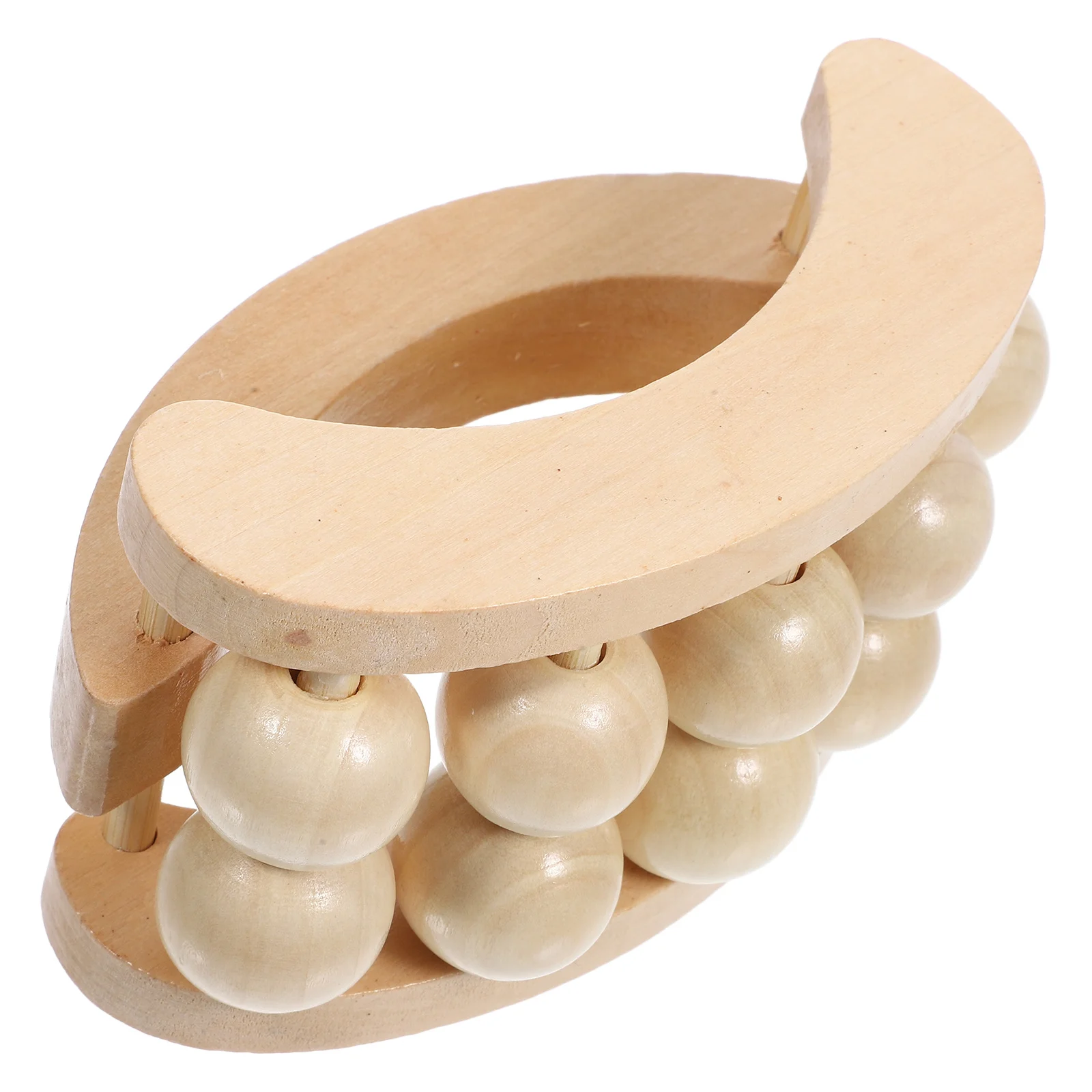 

Портативный деревянный массажный ролик для восстановления глубоких тканей, мышц, компактный роликовый инструмент для терапии рук, ног, спины, шеи, ног и