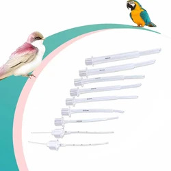 Exotic Pet Bird Tracheal Intubation Tube Avian Endotracheal Anesthesia Silicone Non Balloon Introducer Bougie Catheter 9PCS