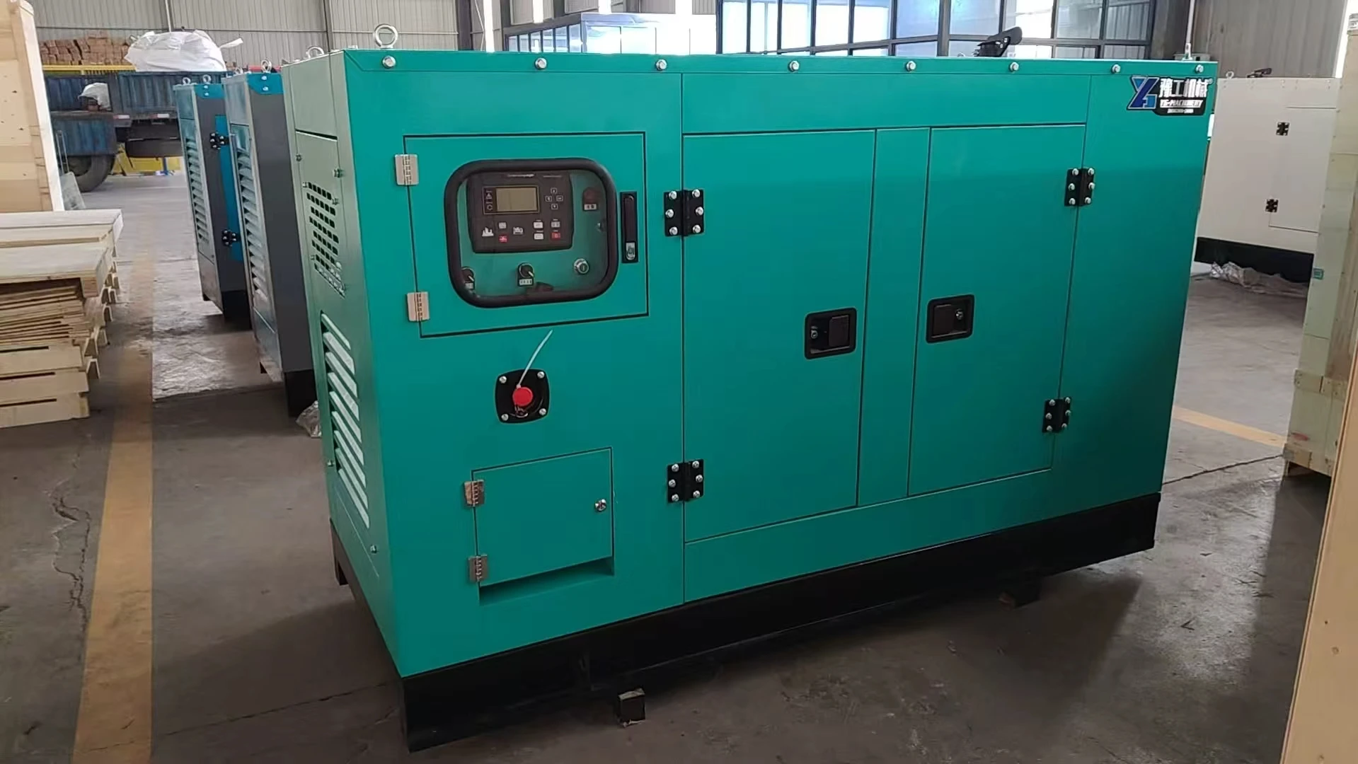 Hurricane Proof Diesel Generator Set 20kVA 30kVA 40kVA Silent Industrial Genset for Reefer Container 3 Phase Power Generator Set
