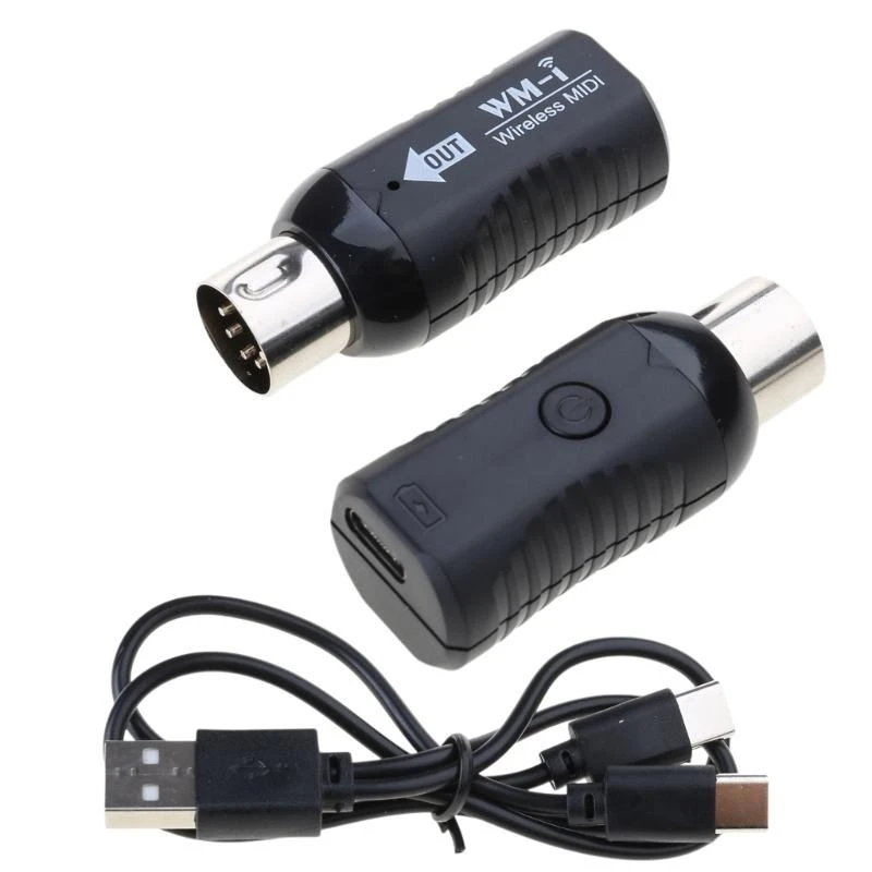 Wireless MIDI Adaptor 2.4GHz MIDI Wireless Guitar System Receiver Transmitter view 4