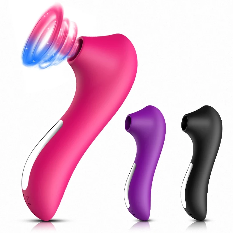 Silicone Clitoral & Nipple Sucking Vibrator, Clitoral-Anal Stimulator, Sex Toys for Beginners & Couples, Adult Sexy Toys