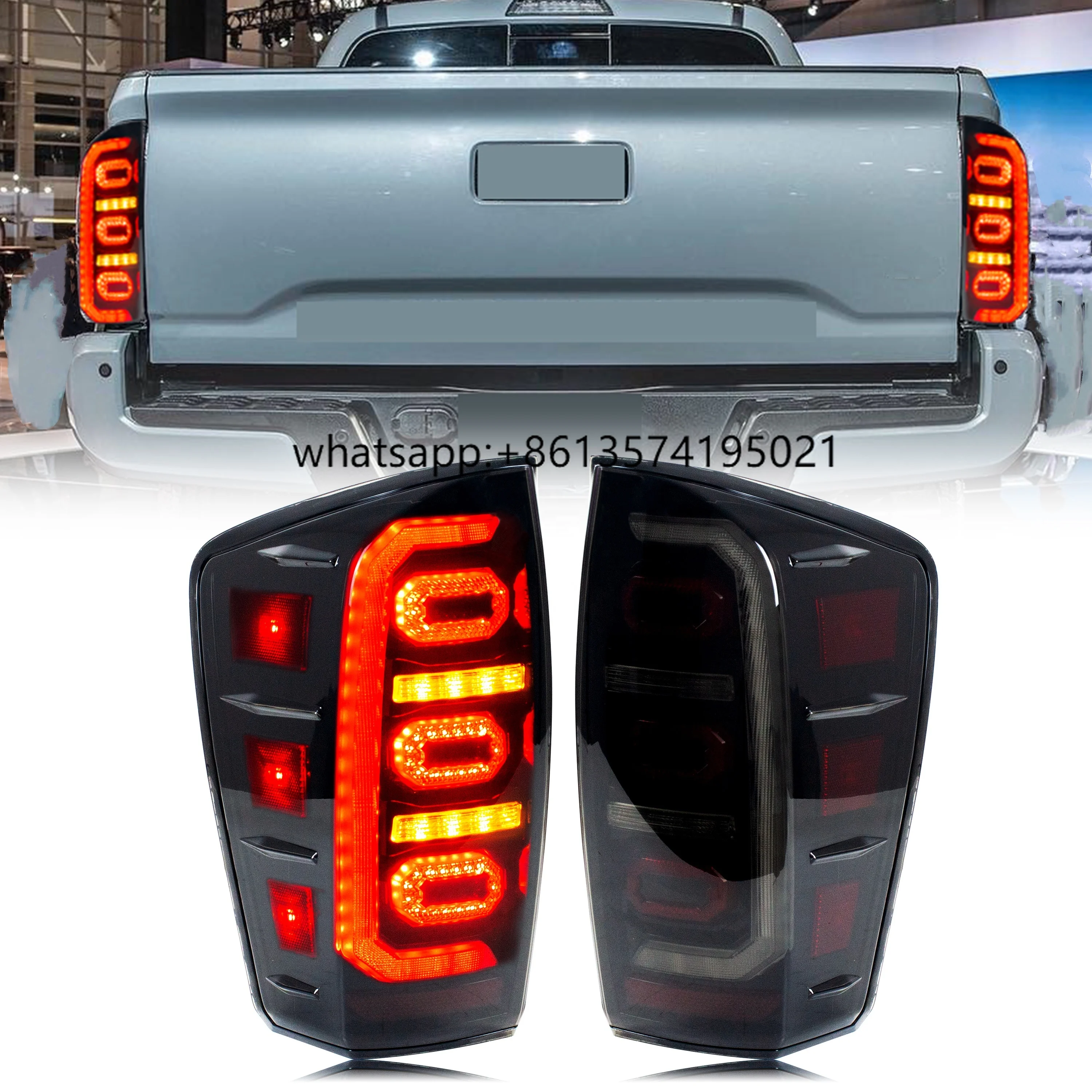 

Auto Part Car LED Lamp Tail Lights for Tacoma 2016 2023 Dynamic Turn Signal DRL Brake Assembly