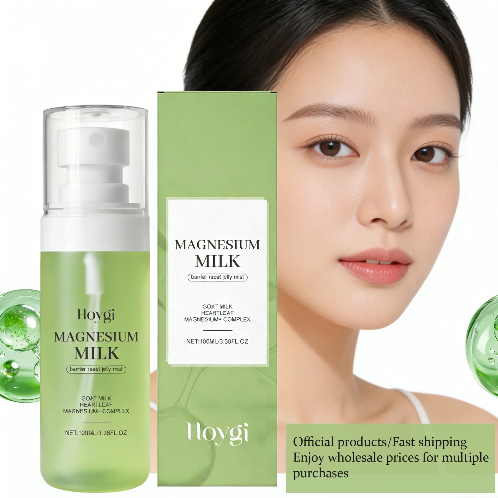 

Hoygi 100ml Moisturizing Jelly Toner Spray Facial Skin Smooth Cool Pore Refine Skin Calming Hydrating Soothing Facial Mist Spray