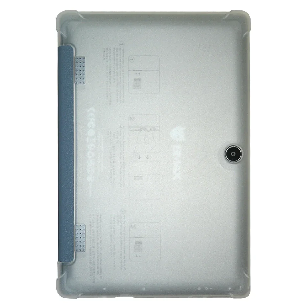 Custodia ultra sottile a tre pieghe per BMAX MAXPad I9Plus Tablet da 10.1 pollici Custodia morbida in TPU resistente alle cadute per i9 plus Nuovo tablet