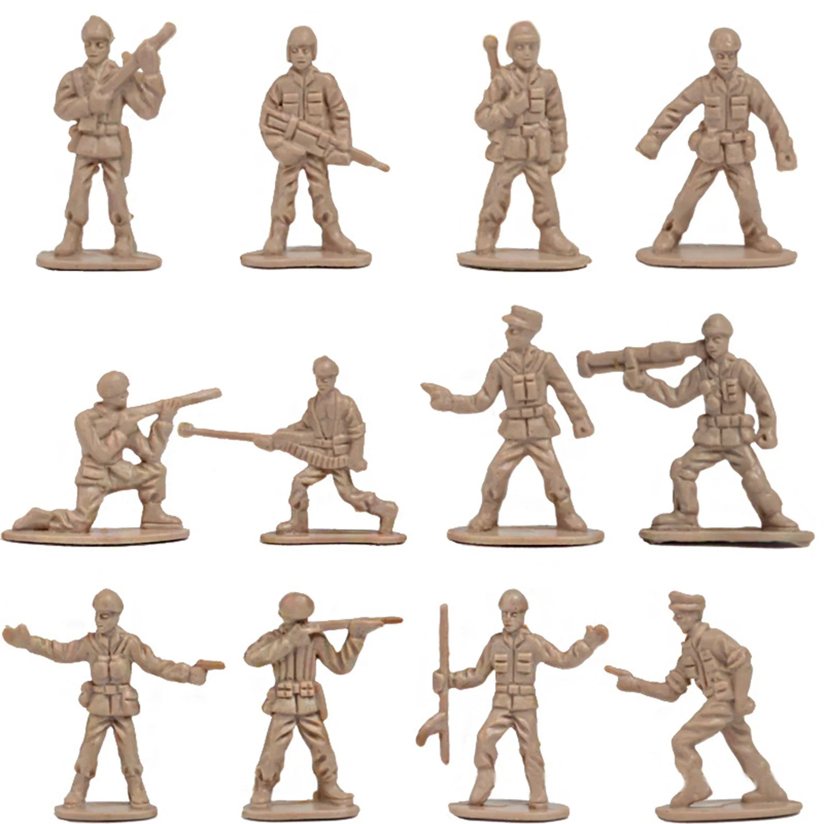 M15K360 sztuk/zestaw 1/72 DIY symulacja plastikowe żołnierze figurka figurki Model Mini figurki żołnierzy piaskownica stołowa akcesoria