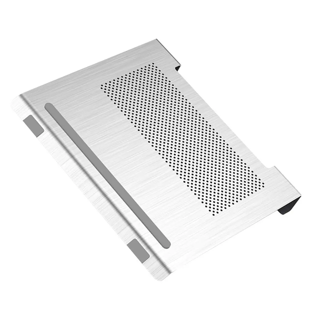 

Aluminum Alloy Laptop Cooling Stand Dual 12cm Fans RGB Notebook Cooler Gaming Computer Rack Elevating Design Laptop Air Cooler