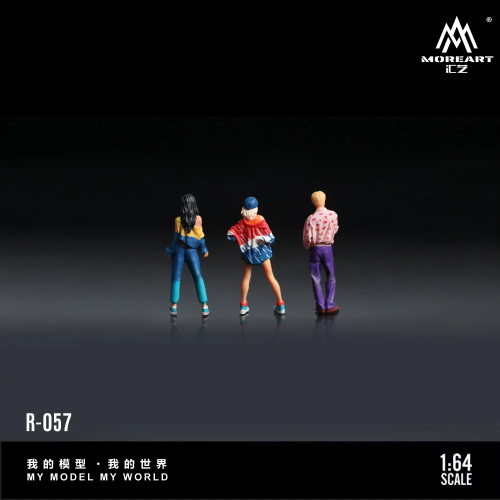 More Art 1:64 Handsome Guys And Beauties Resin Doll Set Model, Decoration Figure Model for Gift&Display&Collection