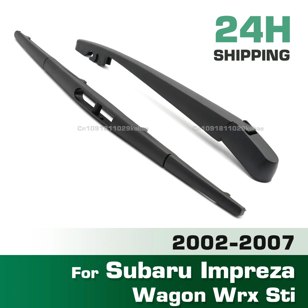 

GREATROAD Wiper Rear Wiper Blade & Arm Set Kit For Subaru Impreza Wagon Wrx Sti 2002 - 2007 Windshield Windscreen Window Brush