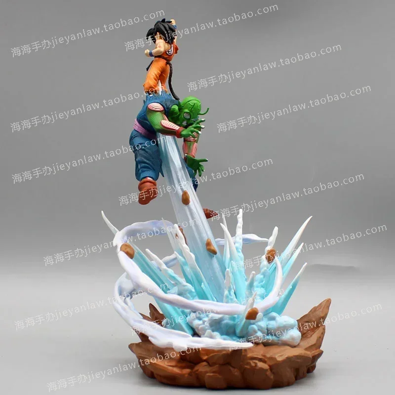 Aniem-figura de acción de Dragon Ball Z, Piccolo Vs Son Goku, figura de onda penetrante en la tierra, estatua de Pvc, modelo de muñecas, juguetes para niños