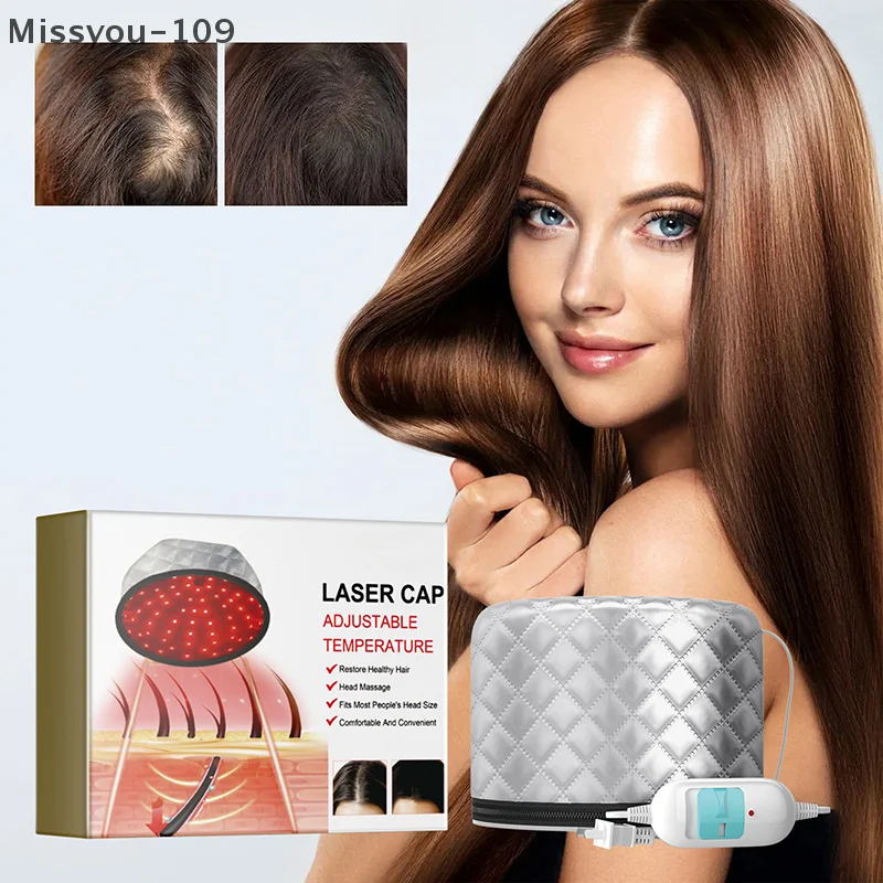 غطاء علاج سبا للشعر الكهربائي مع تسخين حراري قابل للتعديل للعناية الشخصية بالشعر #1