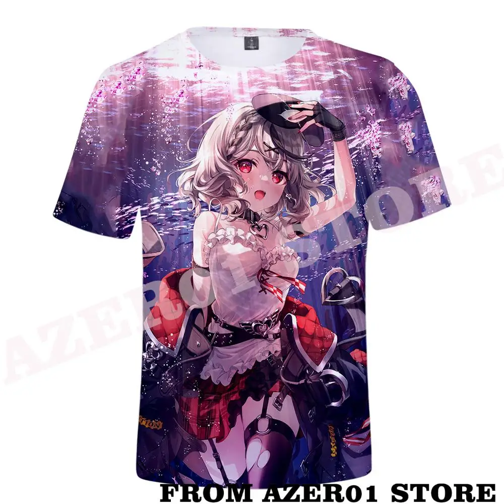 HOLOLIVE VTuber SakamataChloe Sakamata SKMT968 Merch Tee T-shirt Spring Summer Men/Women Street Clothes shirt Streetwear Tshirt