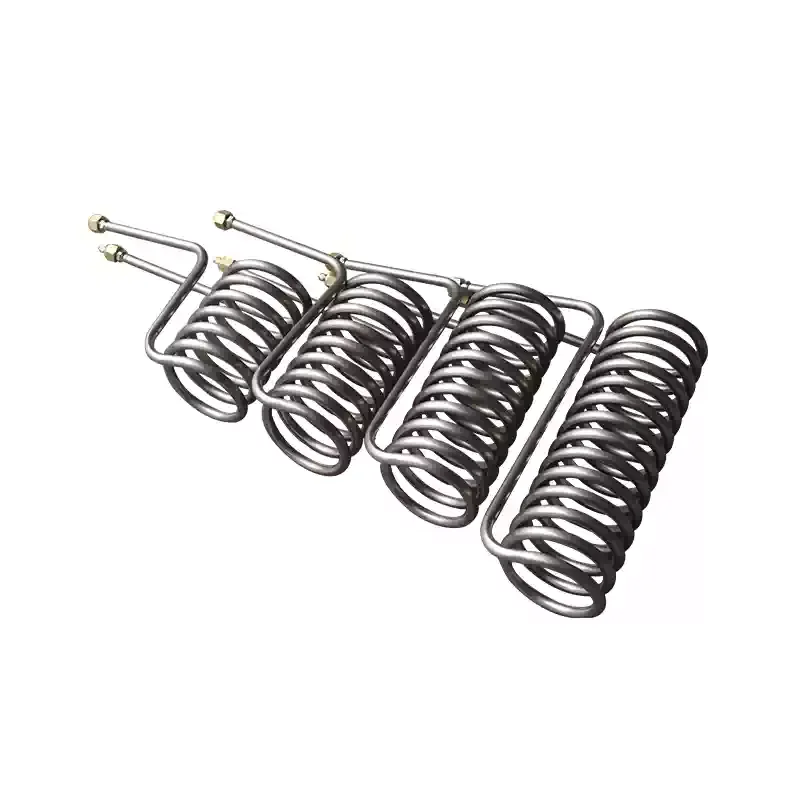 1pcs Titanium Tube Coil Evaporator Aquarium Chiller Heat Exchanger Fish Tank in Seafood Pond