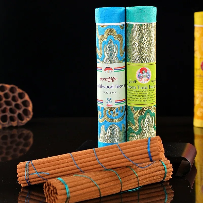 25pcs-tube Nepal Tibetan Incense Handmade Incense Sticks Household Indoor Worship Buddha Offering Blessing Soothing Aromatherapy