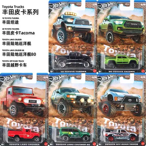 Hot Wheels Cars TOYOTA SERIES TUNDRA TACOMA LAND CRUISER 1/64 Metal Die-cast Model Collection Toy Vehicles GDG44