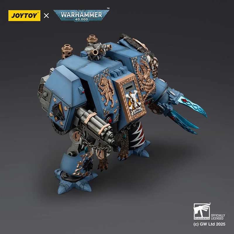 JOYTOY Warhammer 40K 1/18 ذئاب الفضاء بيورن لعبة شخصيات الحركة ذات اليدين الجندي تمثال نموذج لعبة قابلة للجمع