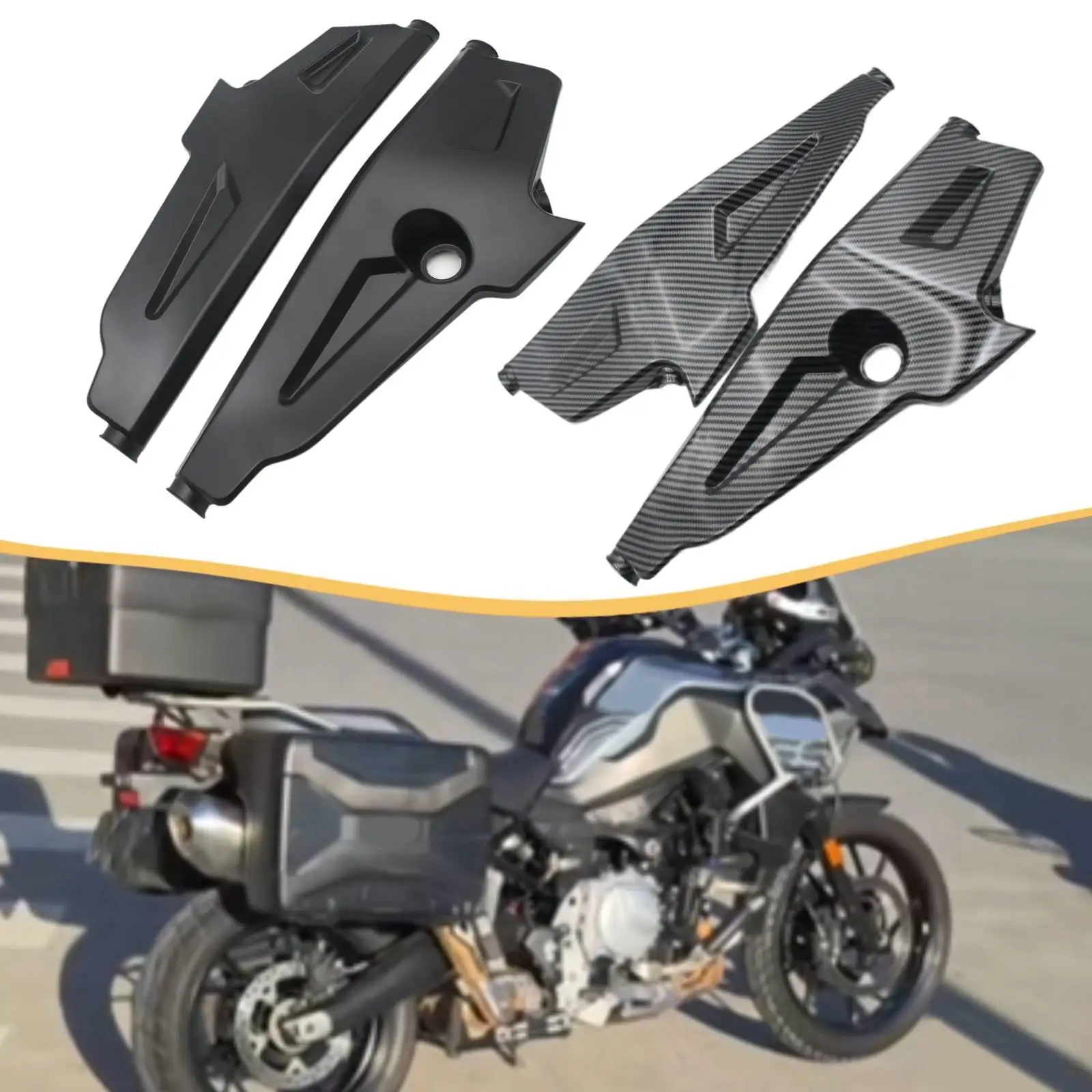 Motorcycle Side Deflectors Plastic Side Panels Frame Covers Impact Resistant for BMW F750GS 2018 2023 Maintenance Repair view 6