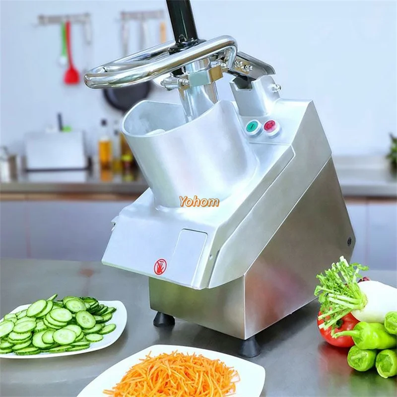 

Commercial PotatoVegetable Slicer Shredder Machine Cucumber Onion Dicing Slicer Electric Carrot Cucumber Green Leafy Cutter