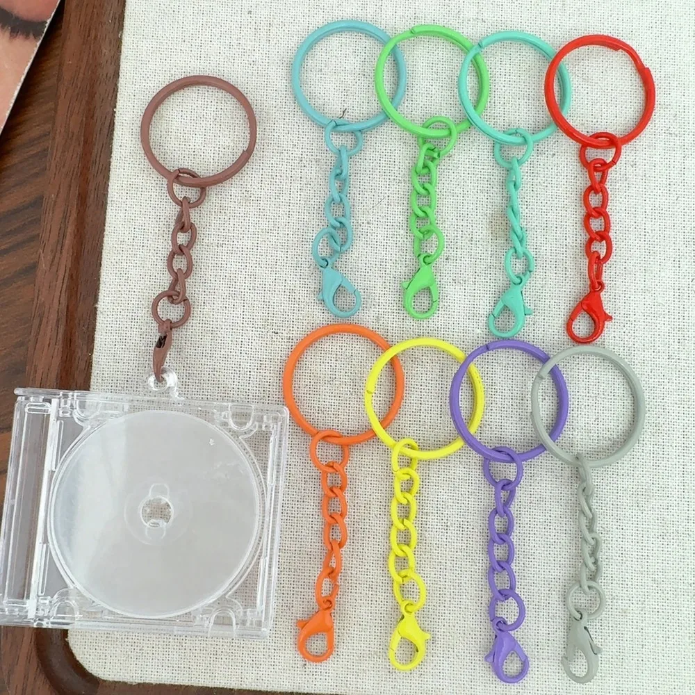 Durchmesser 25 mm, Schlüsselanhänger mit Ketten, Karabinerverschlüssen für DIY-Schmuckherstellung, Schlüsselanhänger, Verbindungshaken, Taschen, Schnalle, Schlüsselanhänger, Werkzeug – Detail 17