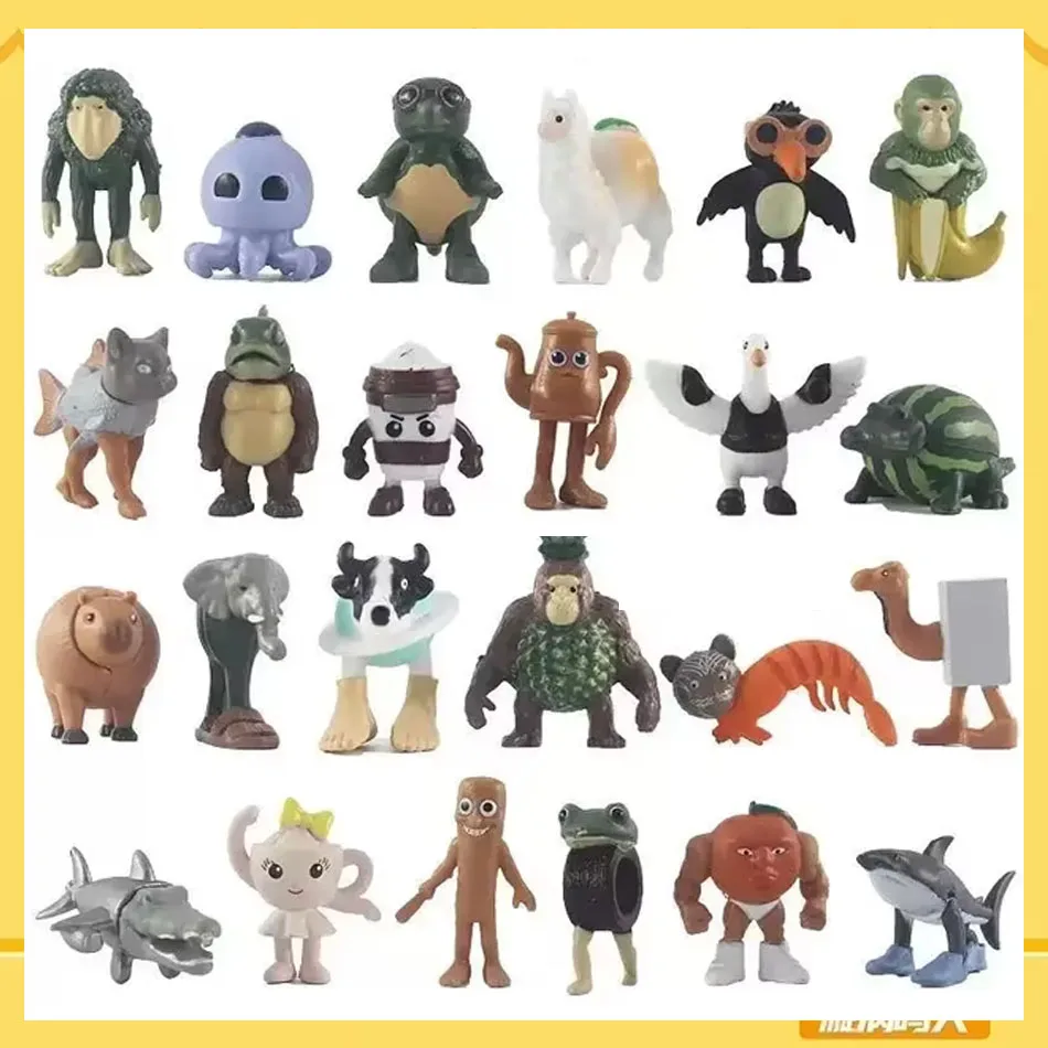 ****Set Mini Tung tung tung Sahur Figuras Model PVC Italian Brainrot Tun Tung Tung Sahur Action Figures Toys