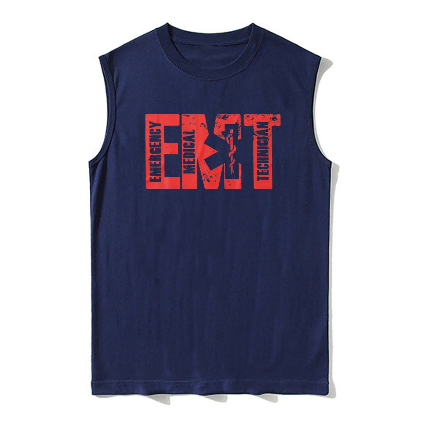 EMT Star of Life Doctor Nurse Medical Paramedics Gift Tank Top New 100% Cotton O-Neck Summer Casual Mens Vest Sleeveless T-shirt