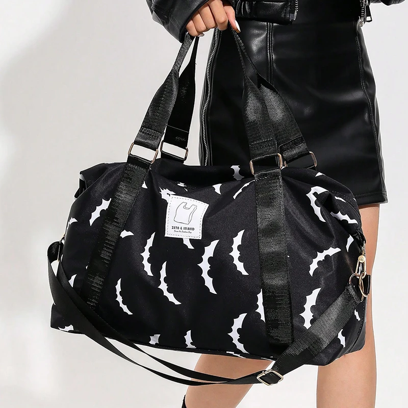 

Спортивная сумка большой вместимости, дорожная сумка, многофункциональная портативная сумка через плечо для отдыха, с обувным шкафом, подходит для отпуска