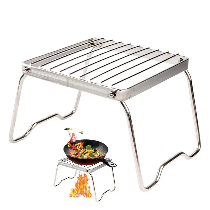 Firepit Grill Grate Grill Grate Over The Fire Cooking Equipment Camping Grill Cooking tool BBQ Grill Grate Cooking Accessories