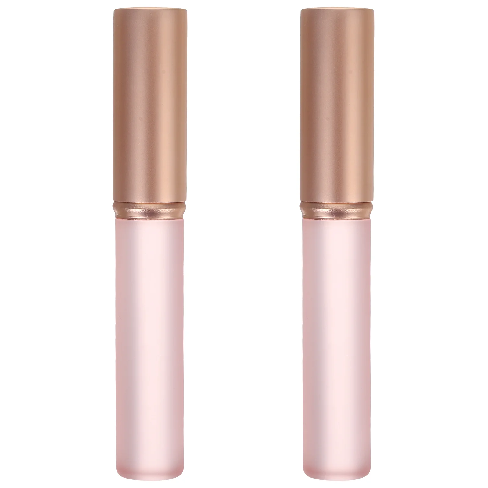 2 Stück Lippen pinsel Make-up Balsam Applikator für Frauen tragbare Lippenstift Schutzkappe Aluminium rohr Kieselgel Werkzeuge