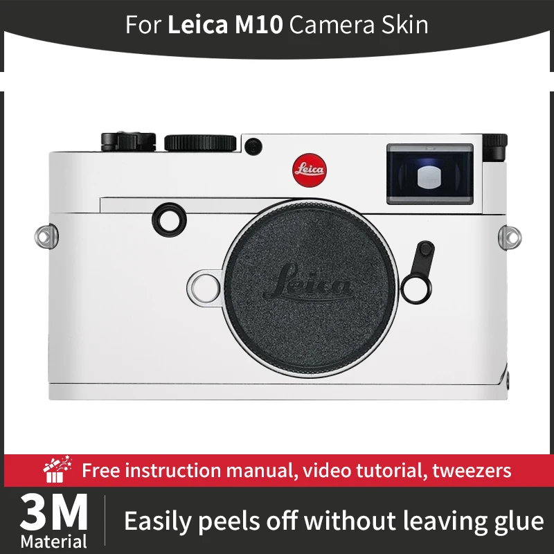 Para Leica M10 piel Leica M10 piel de cámara antiarañazos pegatina de cámara película protectora