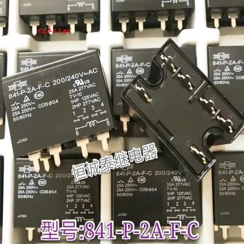 relay 841-P-2A-F-C 200/240VAC 25A