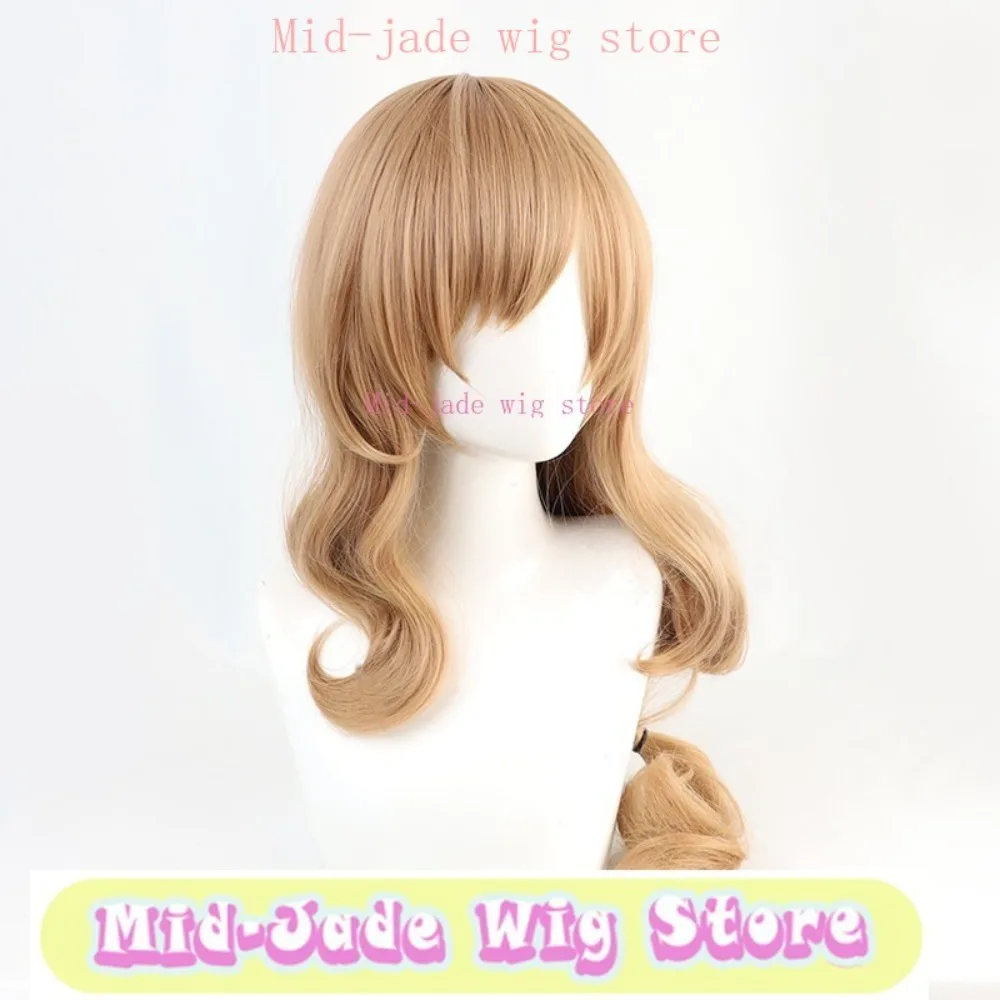 tore Genshin Impact Lisa Косплей Парик Рулон Аниме Вечеринка Представление Синтетический Термостойкий Парик Хэллоуина Парик Средне-Нефритовый S