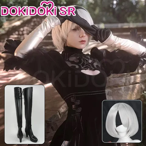 Женский костюм 2B для косплея из игры DokiDoki-SR