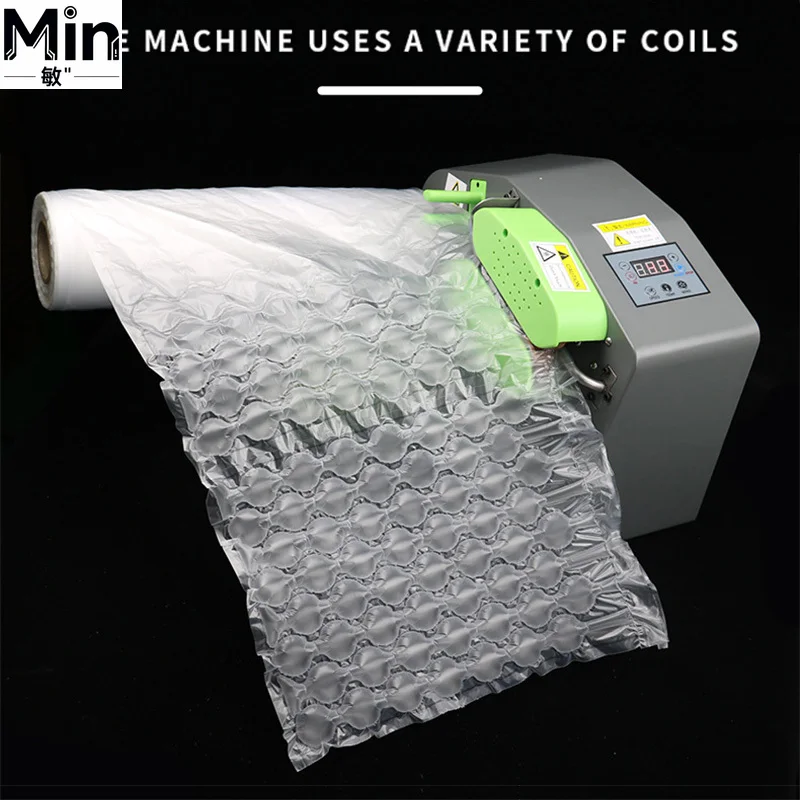 Automatic Heat Sealed Air Cushion Inflator for Bubble Wrap Cushion Film Inflatable Air Pillow Machine for Shipping Packaging