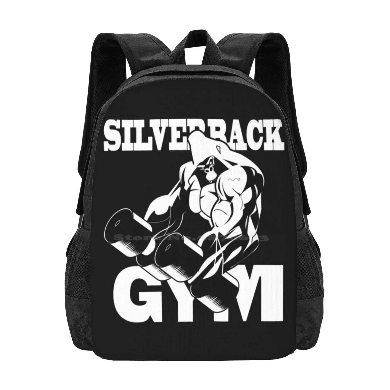 Silverback Gym - Silverback Bodybuilding - Gym Lovers Hot Sale Schoolbag Backpack Fashion Bags Gym Silverback Gorilla Gym