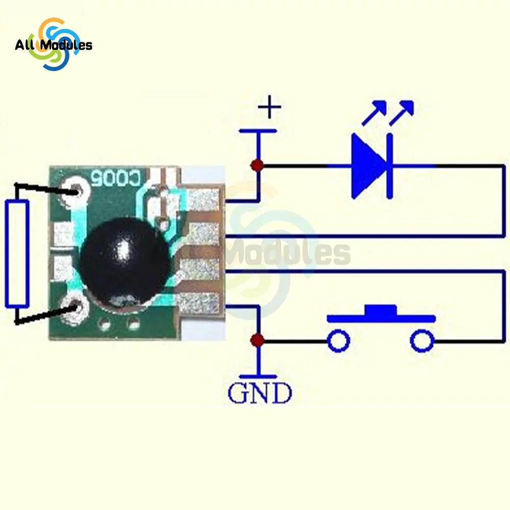 Multi-função Delay Timer Chip Module, IC Timer, 2s-1000h, 10pcs