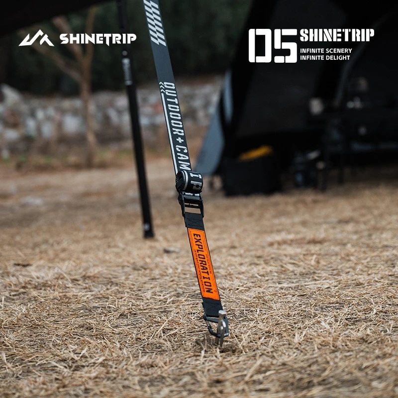 ShineTrip Wind rope pull strap, canopy pole decoration, imitation nylon entrance hall, personalized webbing