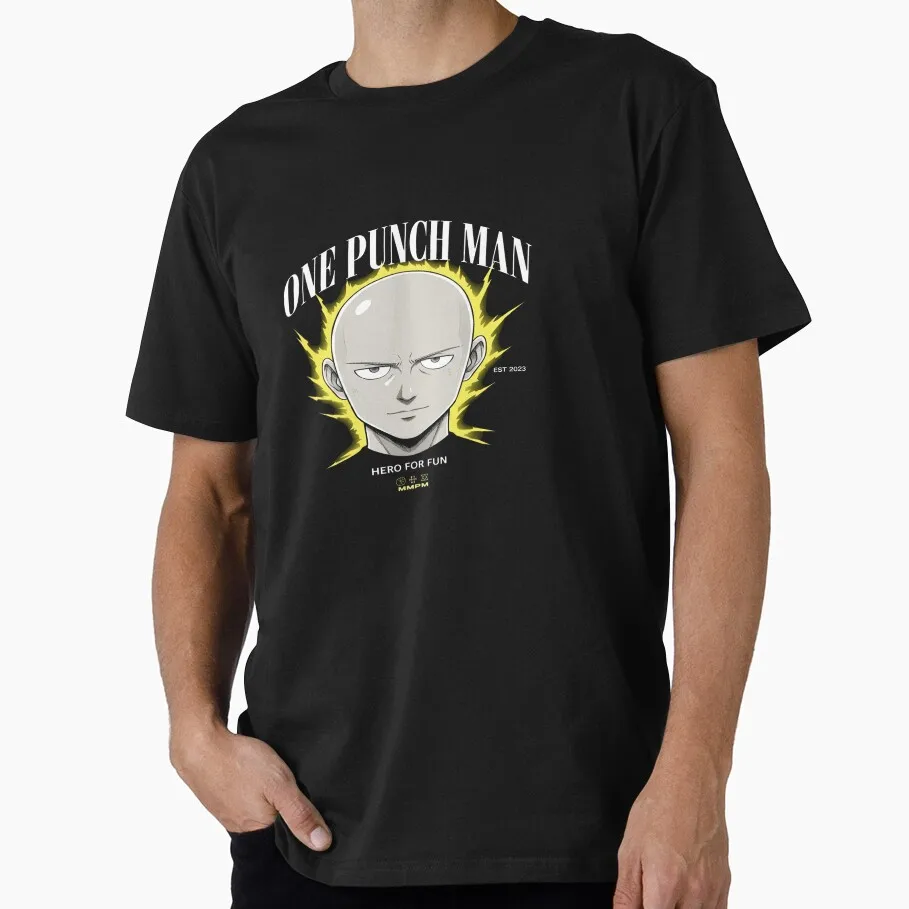 A Hero For Fun Saitama Anime Gift T-shirt One Punch Man Manga Print Graphic Clothes All Size Tops S-6XL