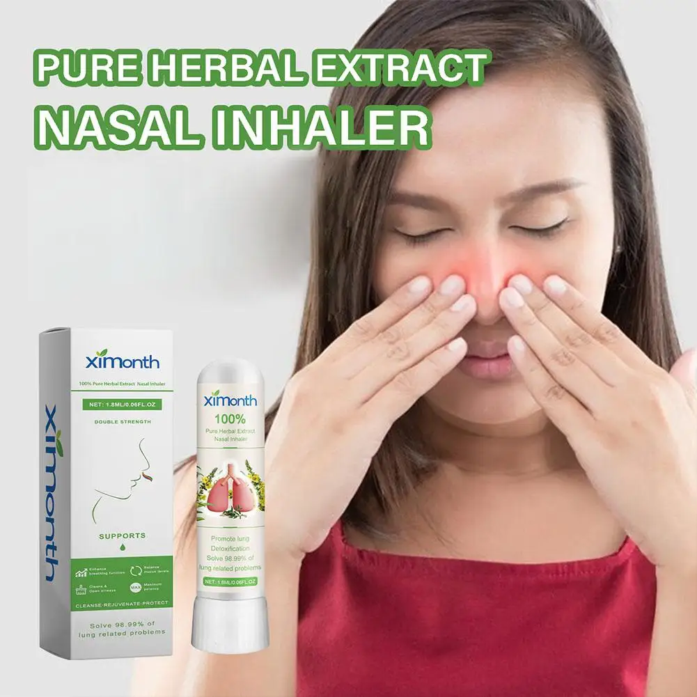 1/2/3/5 pçs inalador nasal de ervas sucção nasal vara congestão nasal desconforto nasal cuidados com o corpo vara produto de cuidados de saúde