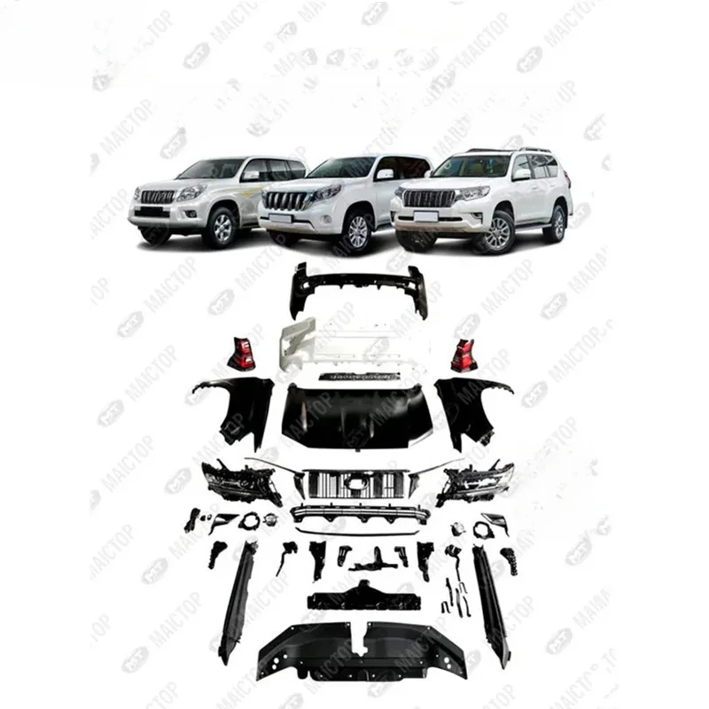 

One Stop Facelift Body Kits Car Bumpers to 2018 Upgr Kit Land Cruiser Prado FJ150 GRJ150 2010-2017