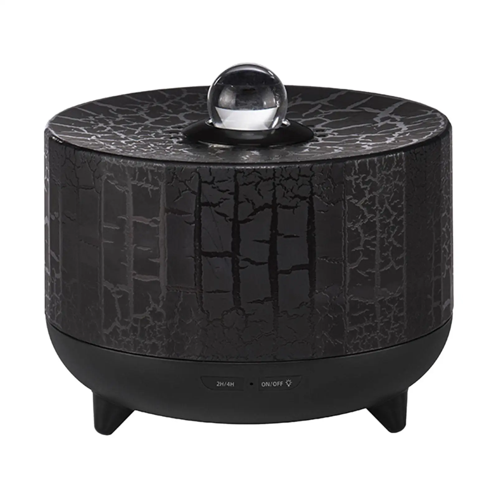 Flame Ball Effect Humidifier Essential Oil Diffuser US 110V Plug Quiet Multipurpose with Atmosphere Light for Doing Yoga Durable