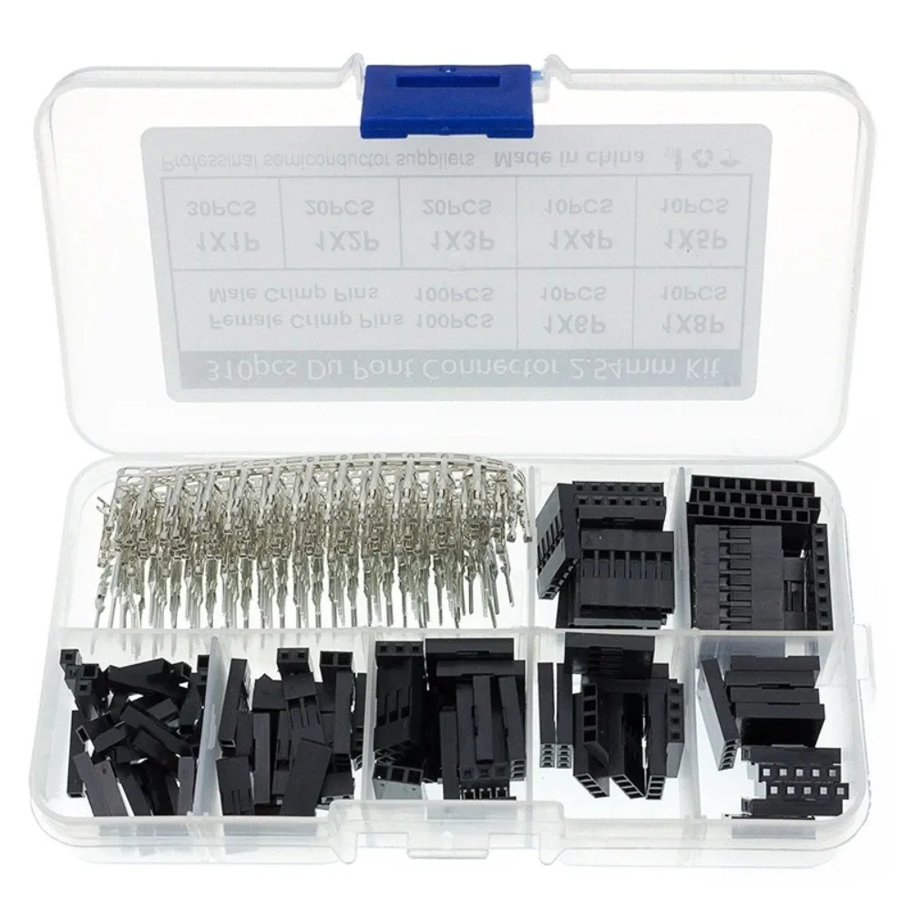 310Pcs 2 54mm Dupont Jumper Wires Male Female Pin Headers Connector Kit for Arduino Raspberry Pi PCB Project